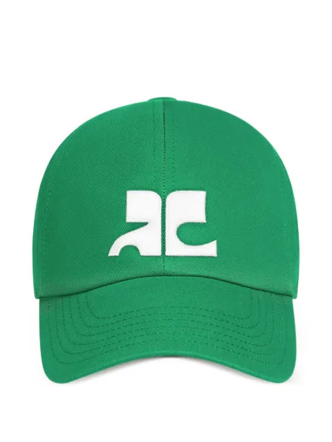 Courrèges AC logo-patch baseball cap