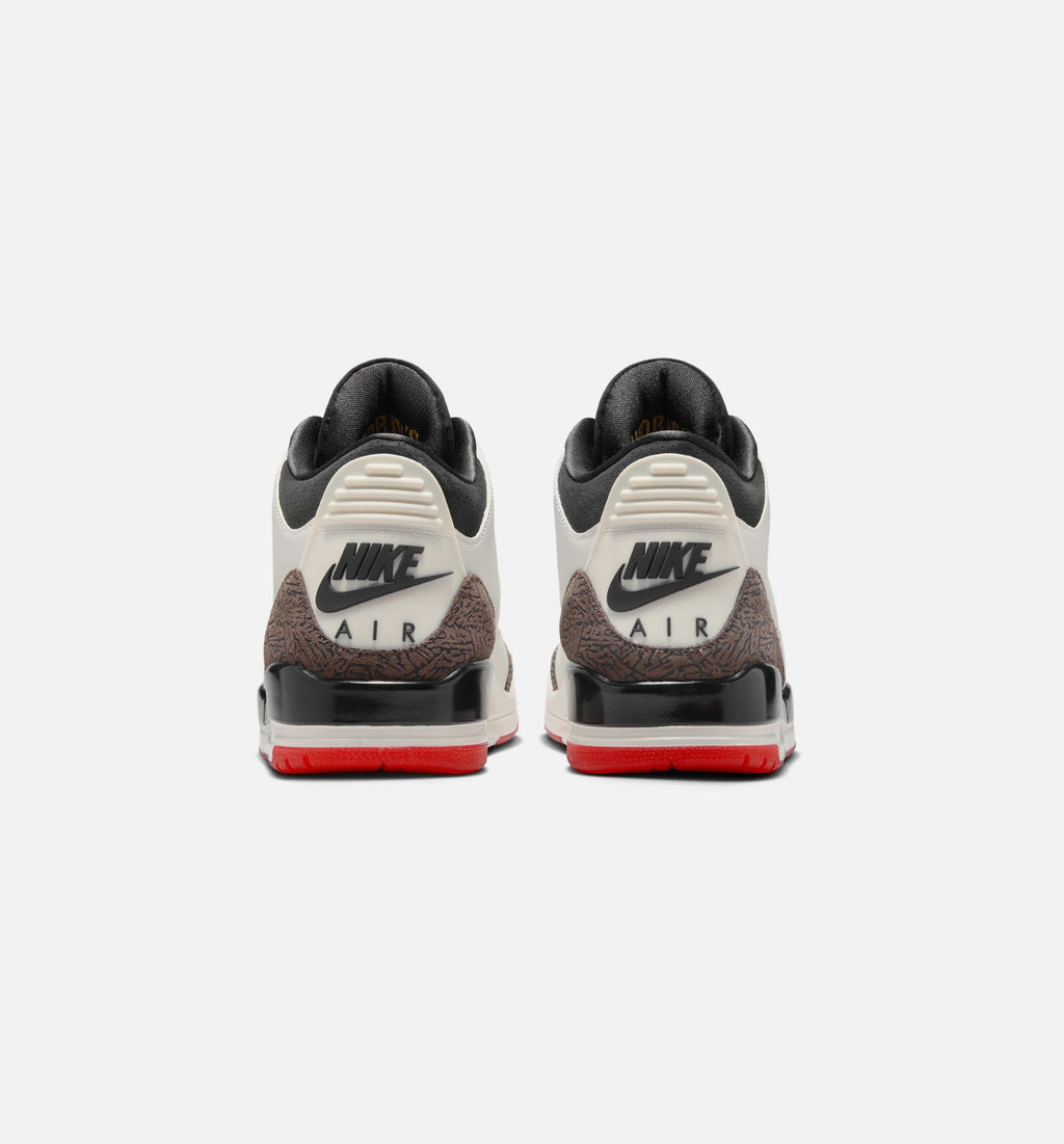 Air Jordan 3 Retro Sail University Red Men's Shoes - Cream/Red/Black